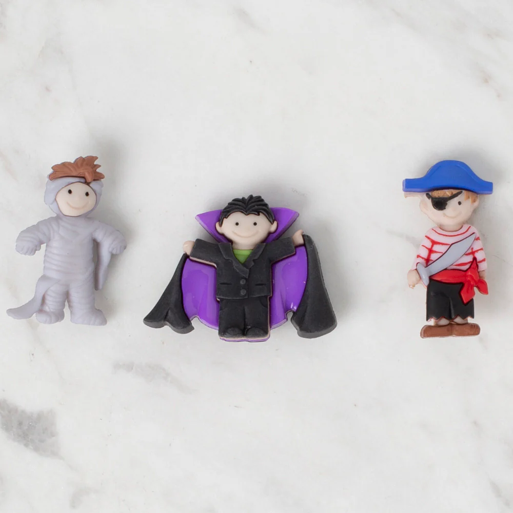 Dress It Up Creative Button Assortment, Halloween Ghoulies & Ghosties Boy - Image 2