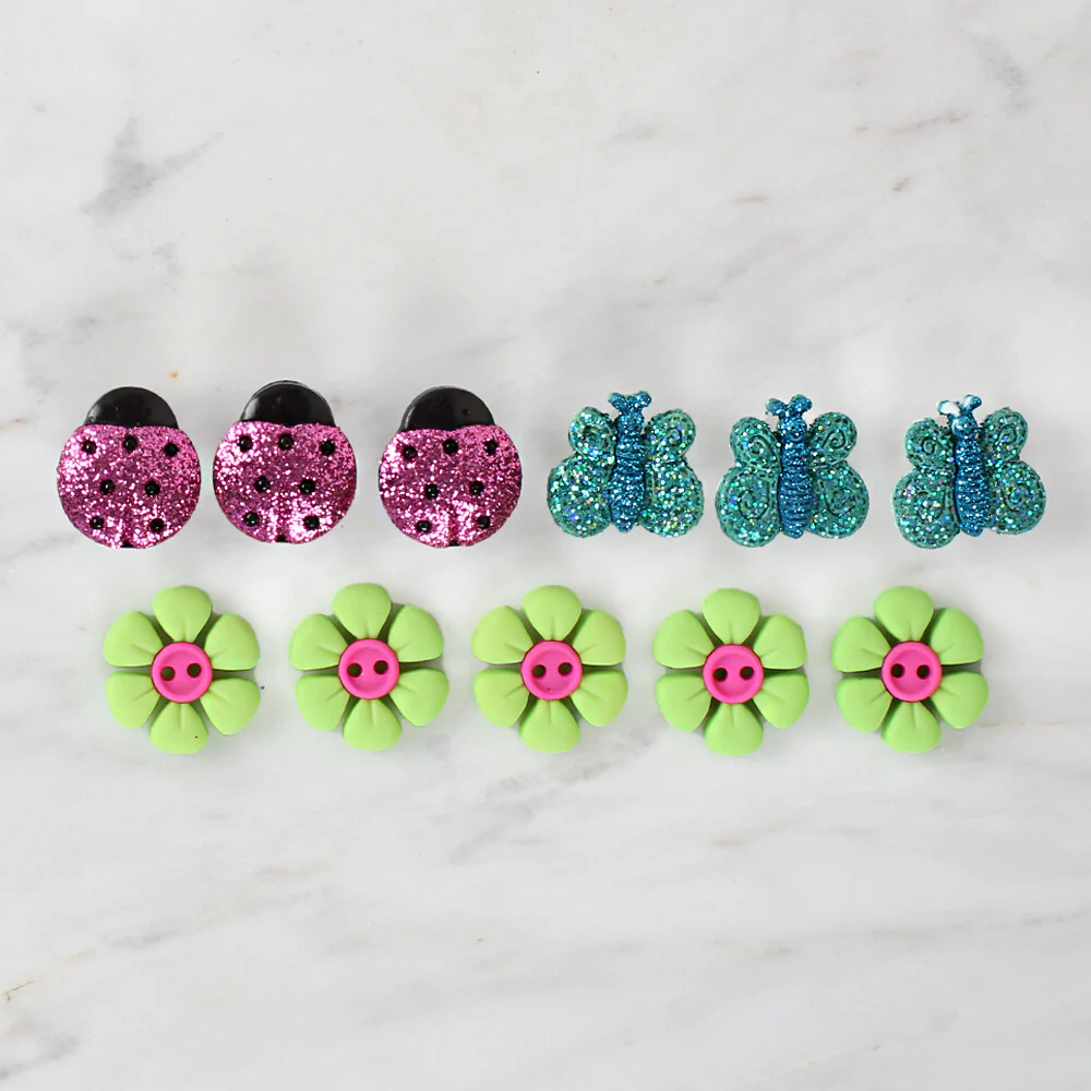 Dress It Up Creative Button Assortment, Ladybug Crossing - 9385 - Image 2