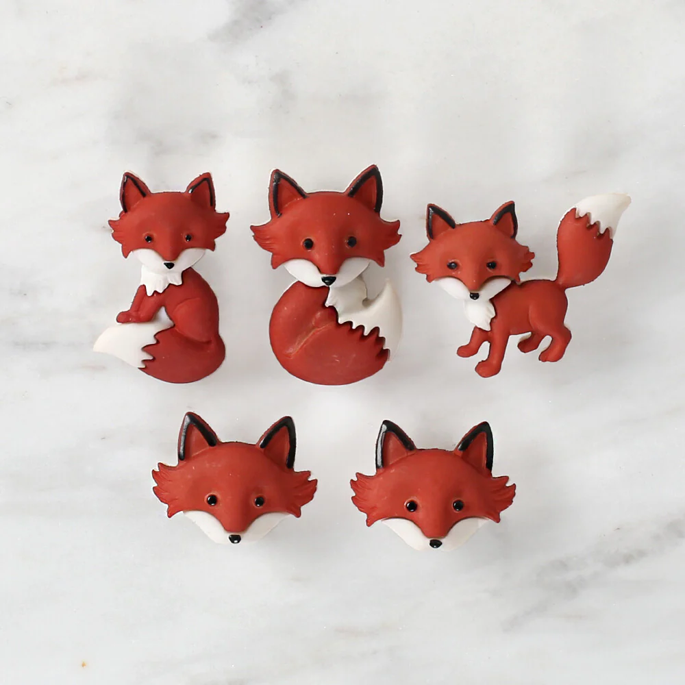 Dress It Up Creative Button Assortment, Outfoxed - 8293 - Image 2