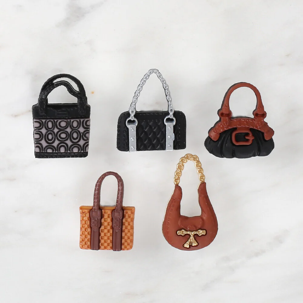 Dress It Up Creative Button Assortment, Posh Purses - 7672 - Image 2