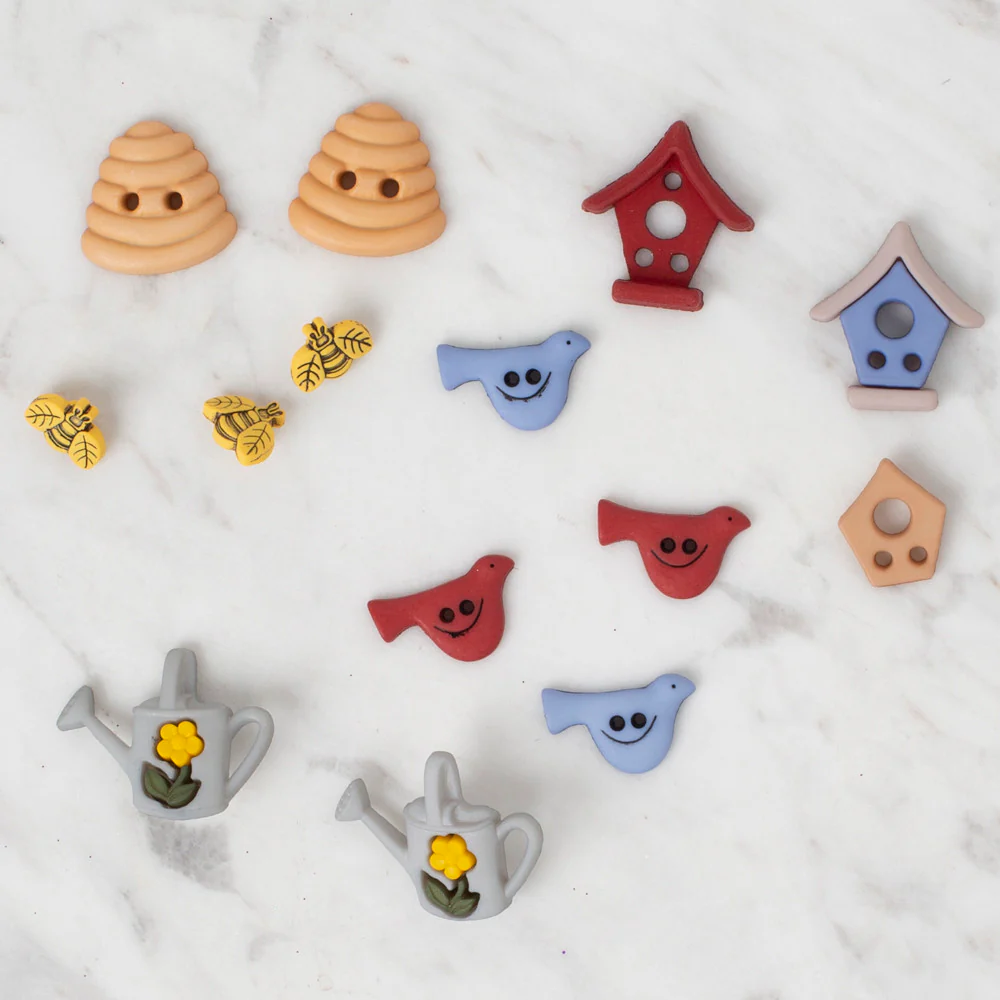 Dress It Up Creative Button Assortment, The Birds And The Bees - Image 2