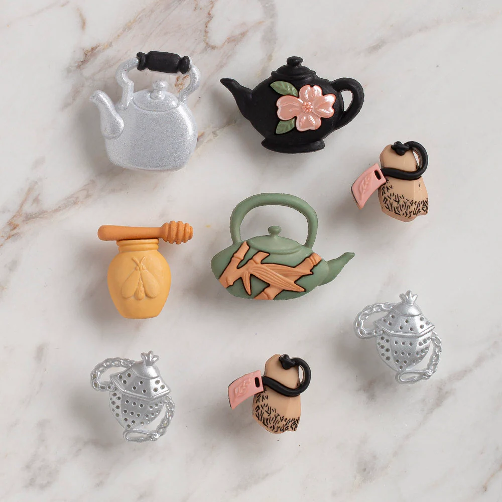 Dress It Up Creative Button Assortment, Time for Tea - 6549 - Image 2