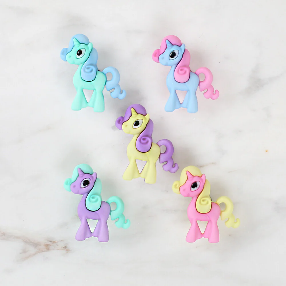 Dress It Up Creative Button Assortment, Unicorn Squad - 10522 - Image 2