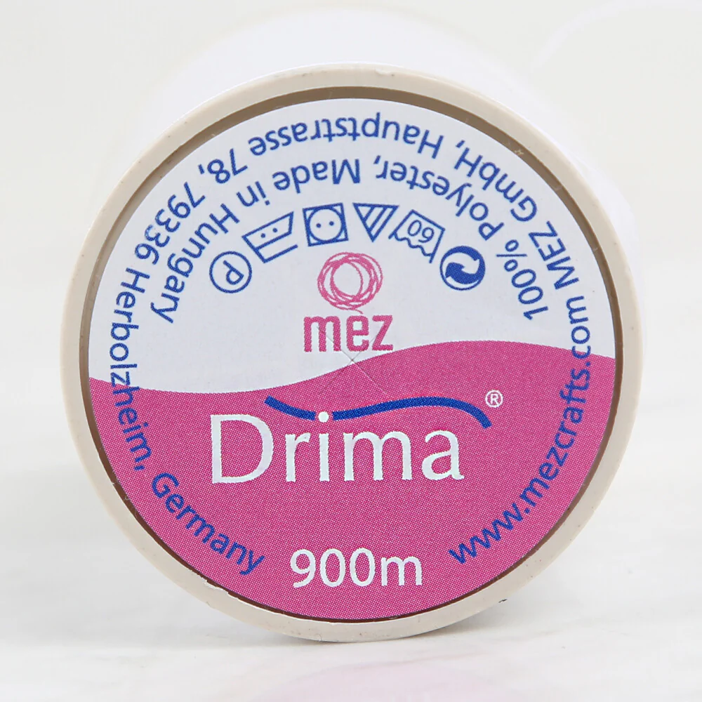Drima Sewing Thread, 900 m, White - 1712 - Image 2