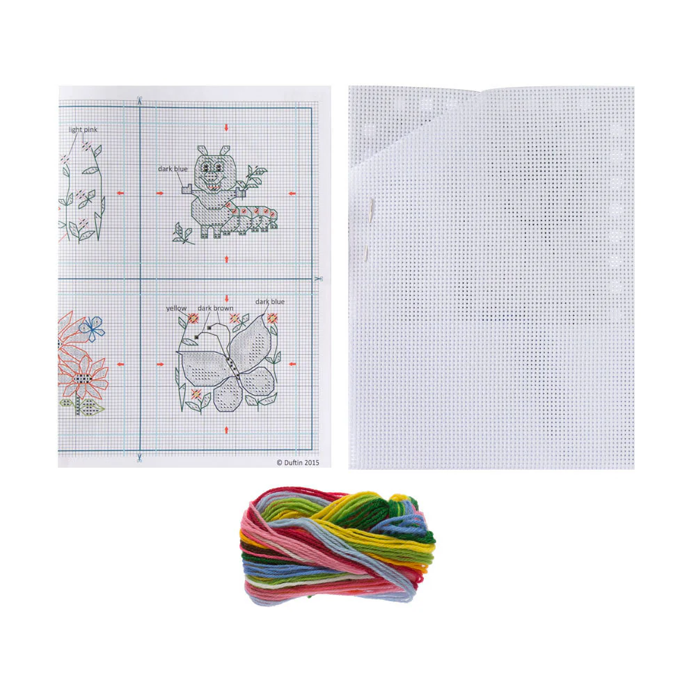 Duftin 15 cm Cube Toy Cross Stitch Kit - 19793 - Image 2