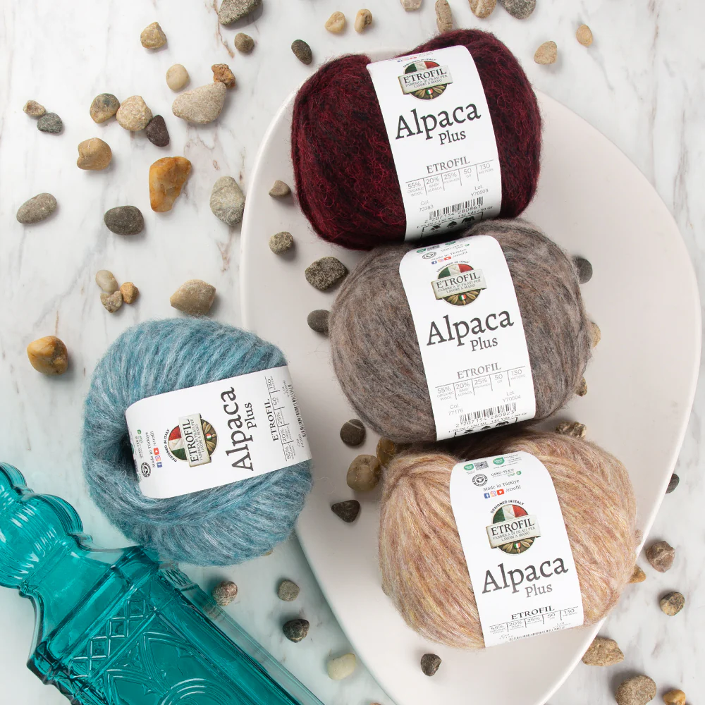 Etrofil Alpaca Plus Hand Knitting Yarn, Gray - 70176 - Image 3