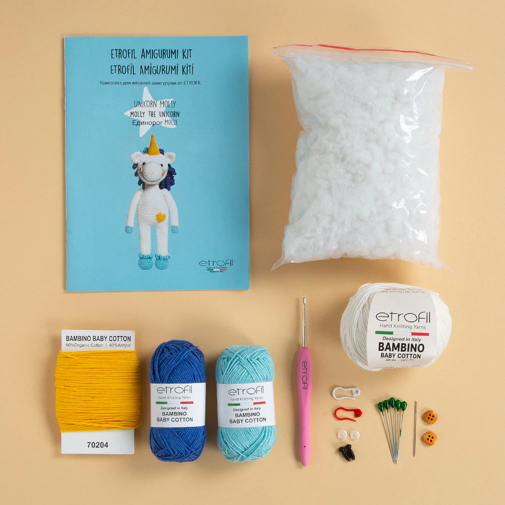 Etrofil Amigurumi Kit, Molly The Unicorn - AB006 - Image 2