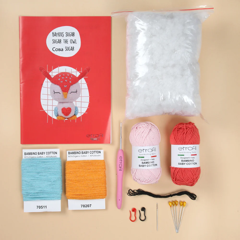 Etrofil Amigurumi Kit, Owl Candy - AB005 - Image 2