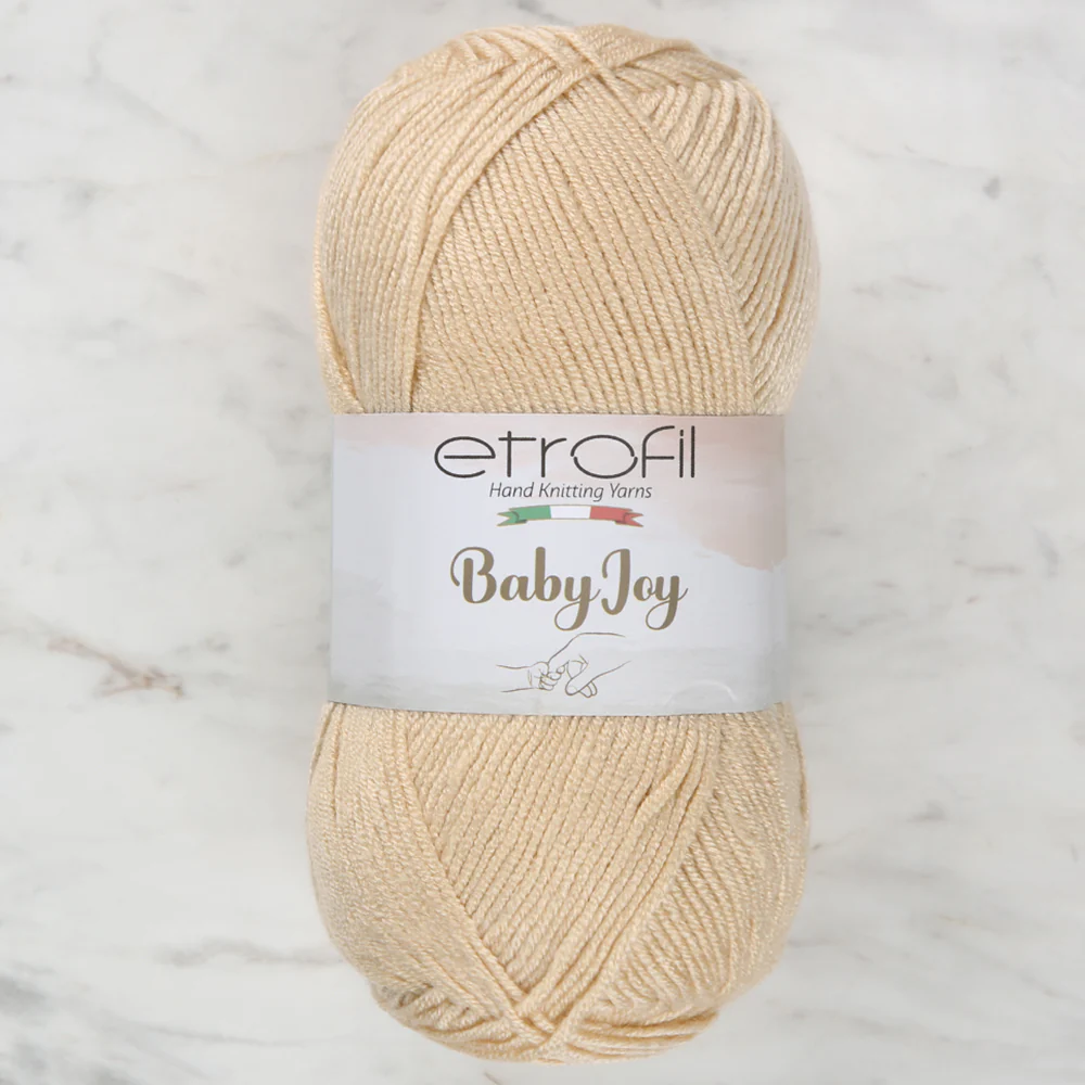 Etrofil Baby Joy Knitting Yarn, Beige - 80007
