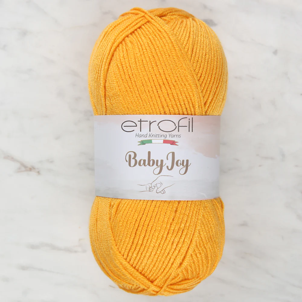Etrofil Baby Joy Knitting Yarn, Yellow - 80020