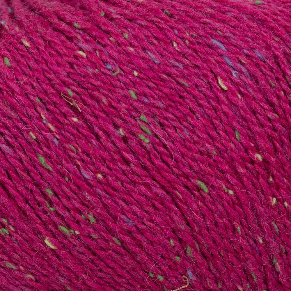 Etrofil Felted Tweed Hand Knitting Yarn , Fuchsia - 73420 - Image 2