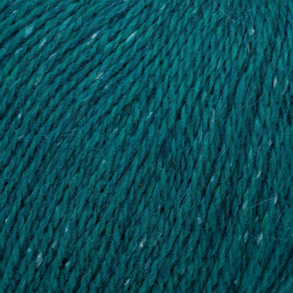 Etrofil Felted Tweed Hand Knitting Yarn , Green- 74356 - Image 2