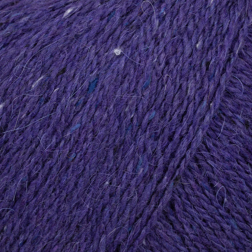 Etrofil Felted Tweed Hand Knitting Yarn , Purple - 76111 - Image 2