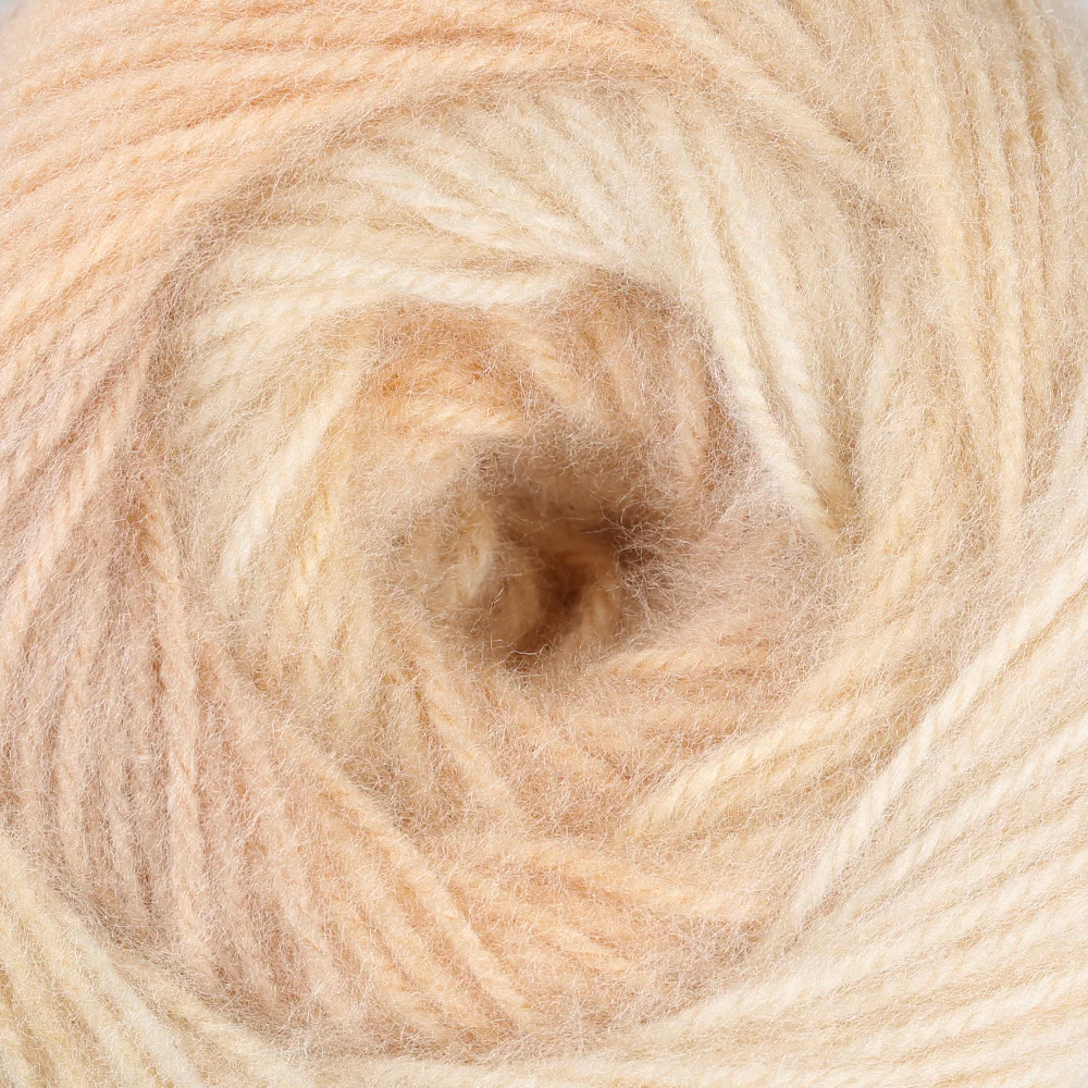Etrofil Fluffy Hand Knitting Yarn, Beige - SE1145 - Image 3