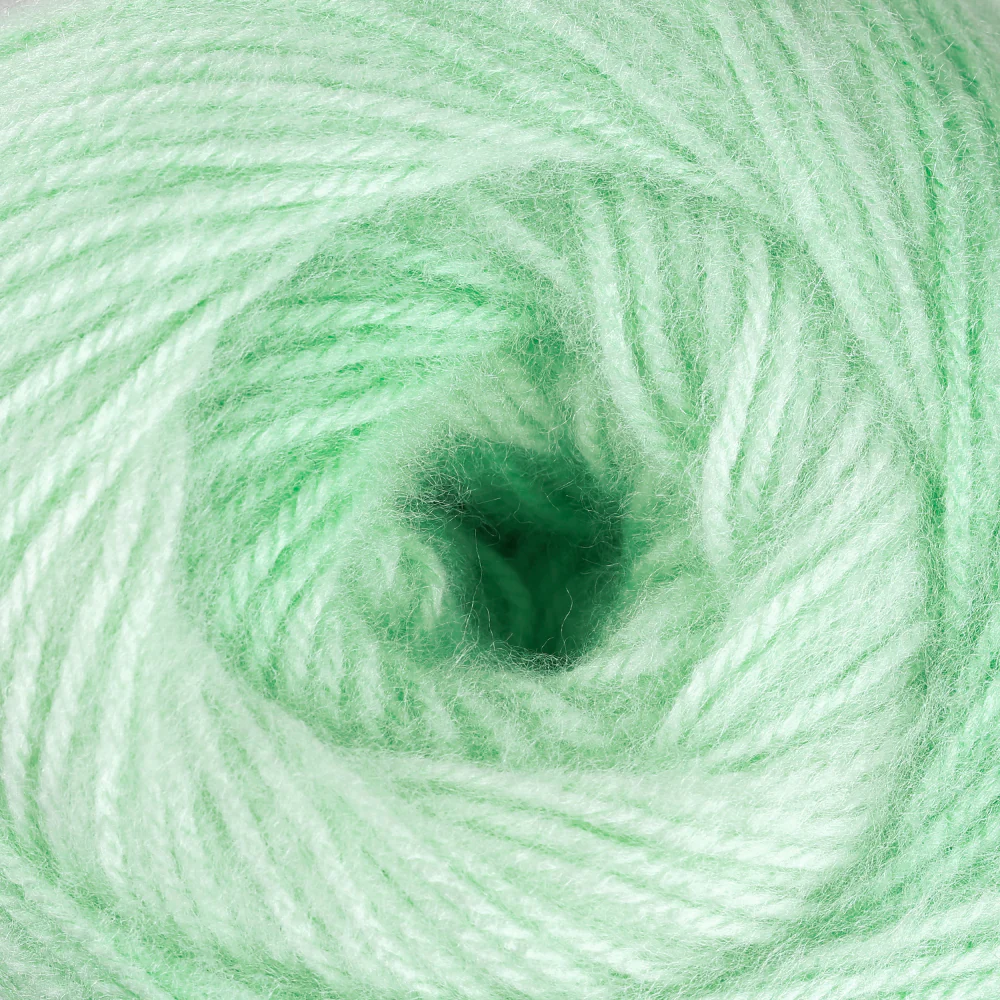 Etrofil Fluffy Hand Knitting Yarn, Green - SE1142 - Image 3