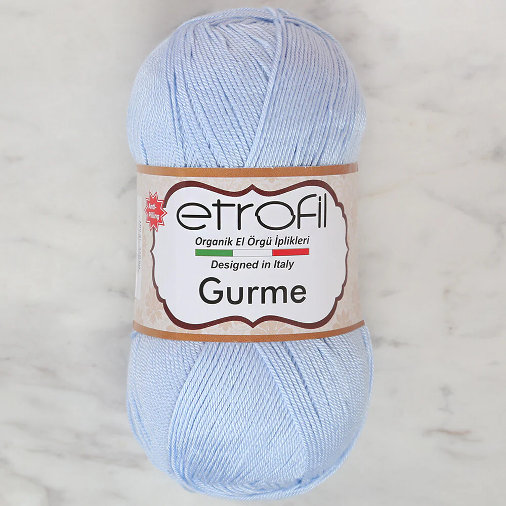 Etrofil Gurme Knitting Yarn, Baby Blue - 75027