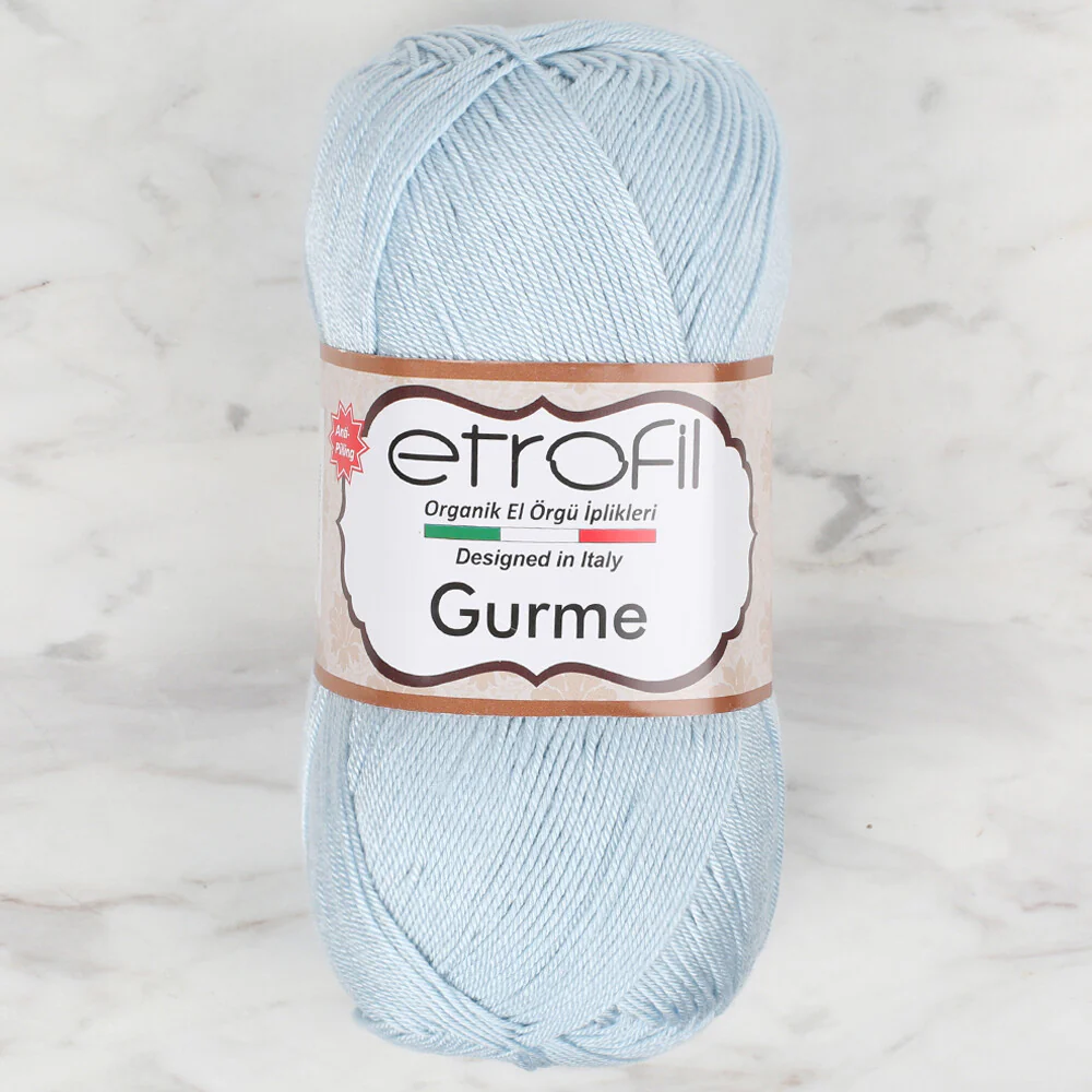 Etrofil Gurme Knitting Yarn, Light Blue - 75060