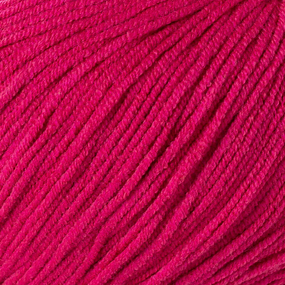 Etrofil Jeans Knitting Yarn, Dark Pink - 049 - Image 2