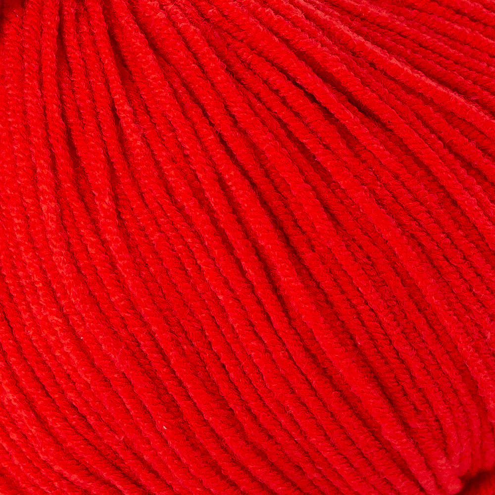 Etrofil Jeans Knitting Yarn, Red - 036 - Image 2