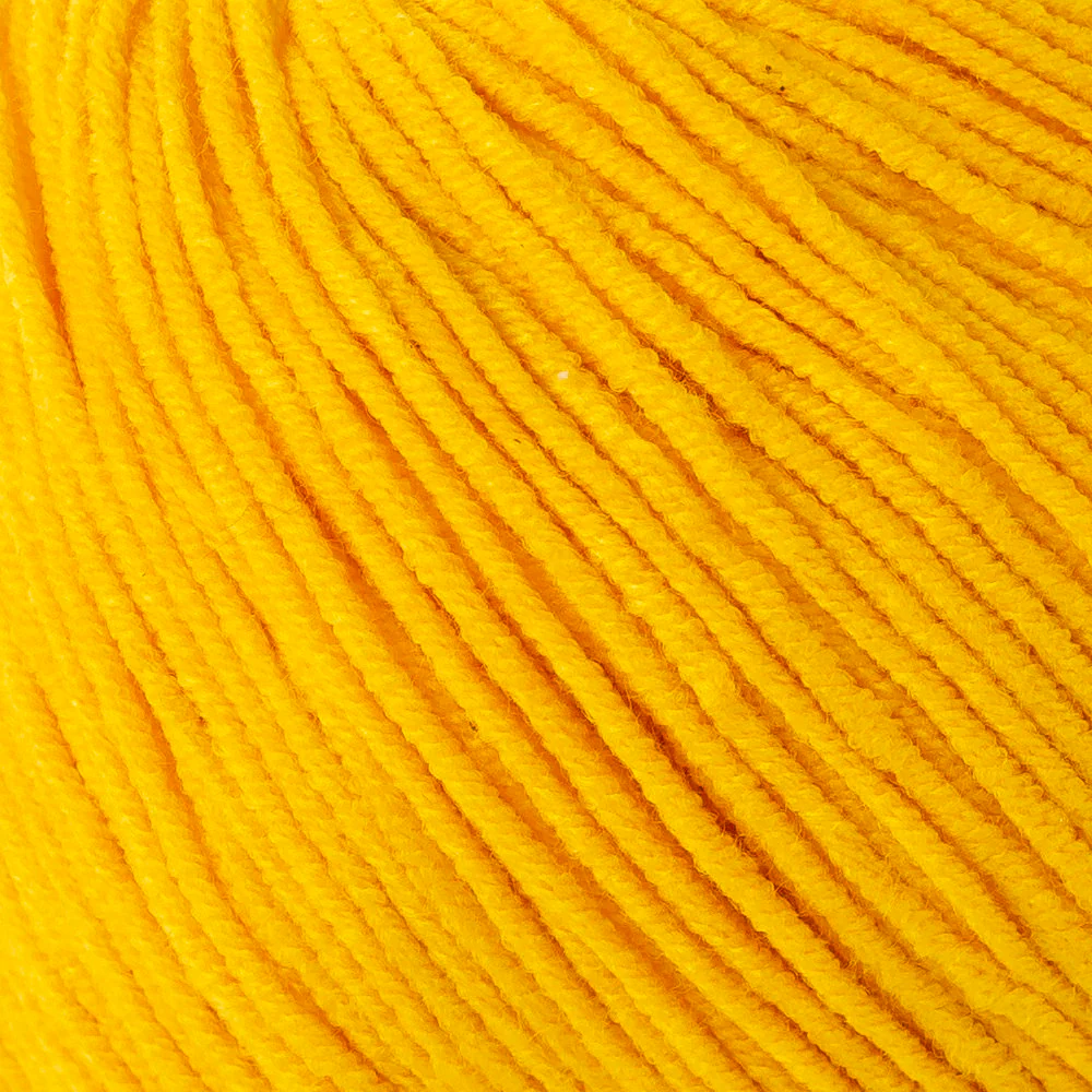 Etrofil Jeans Knitting Yarn, Yellow - 029 - Image 2