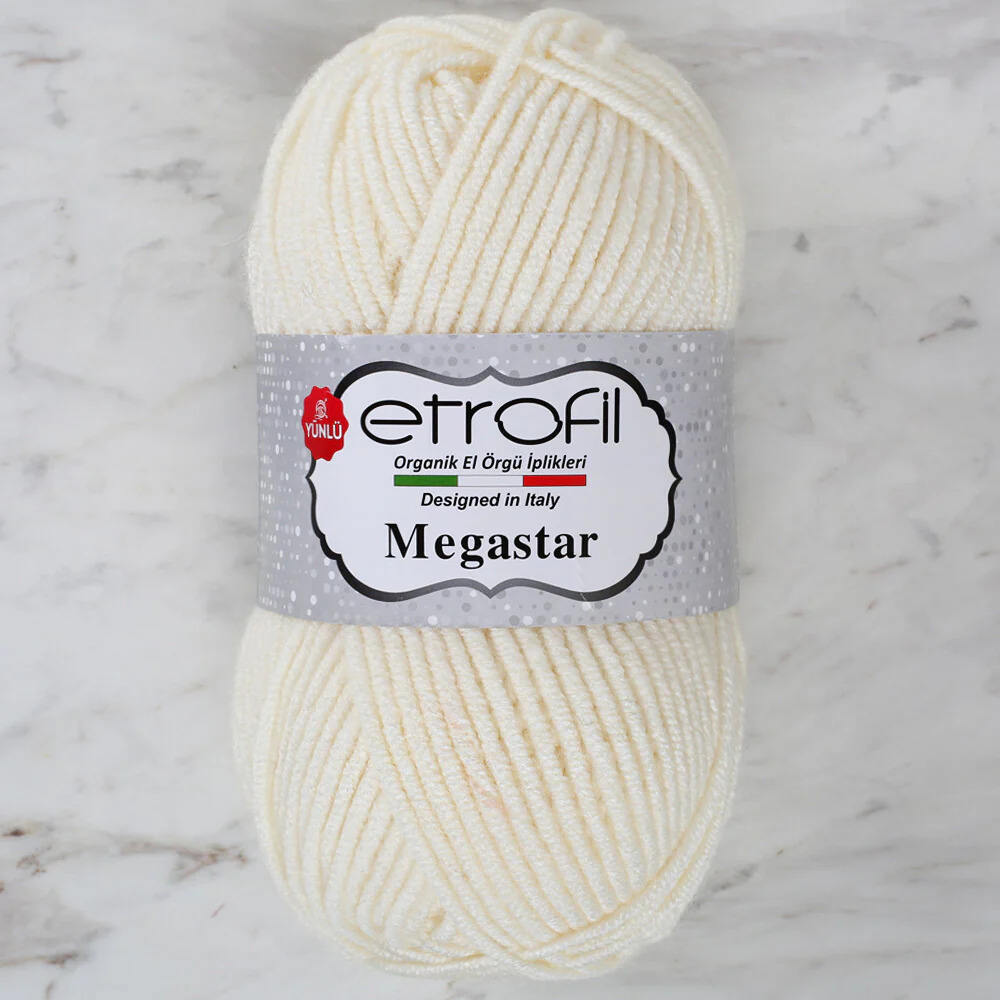 Etrofil Megastar Yarn, Cream - 70169