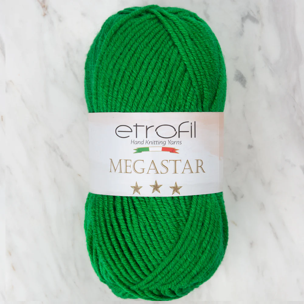 Etrofil Megastar Yarn, Green - 74246