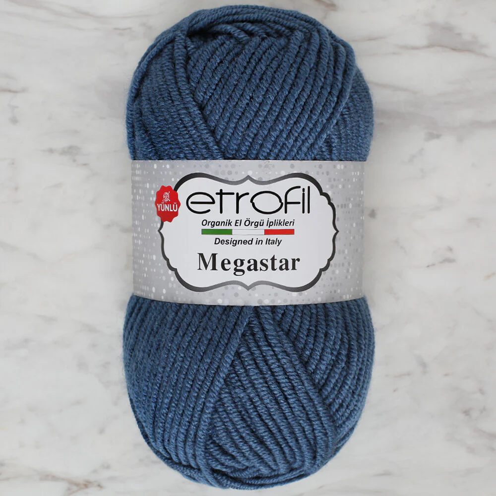Etrofil Megastar Yarn, Petrol Blue - 75096