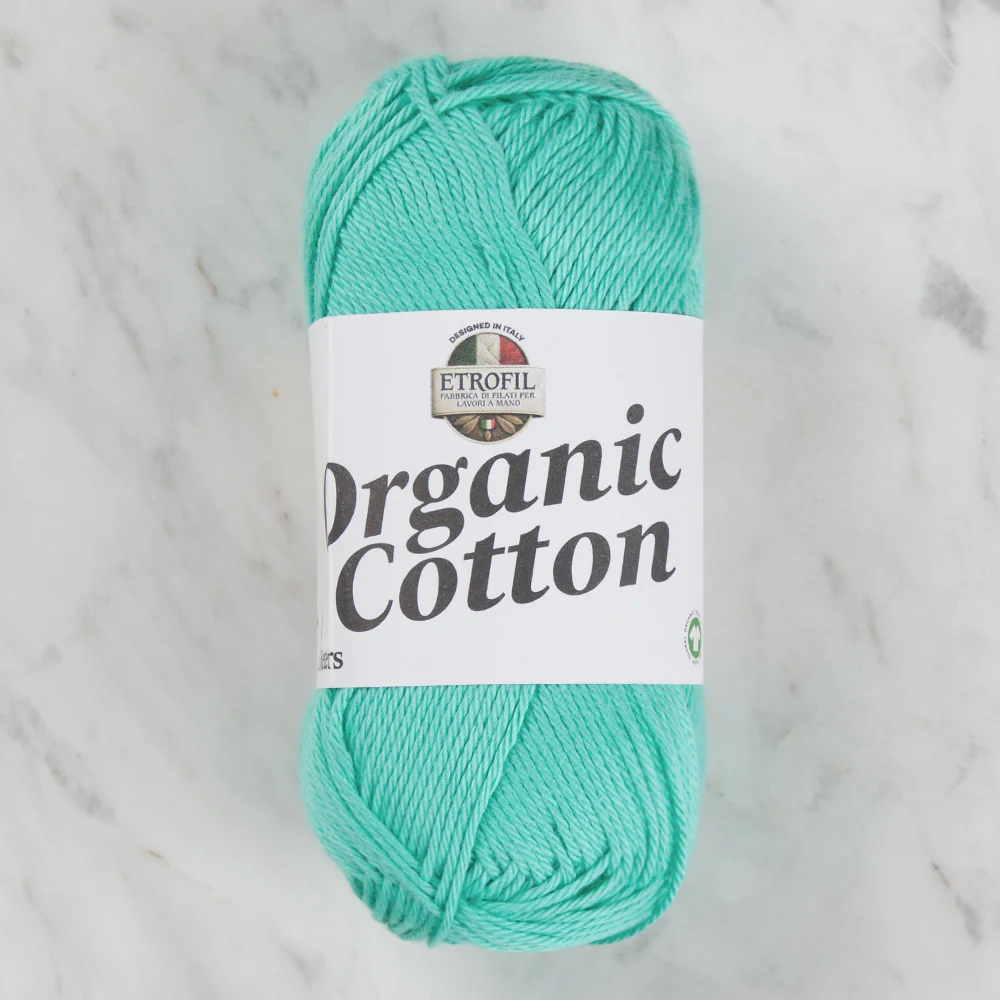 Etrofil Organic Cotton Hand Knitting Yarn - 74385 , Green