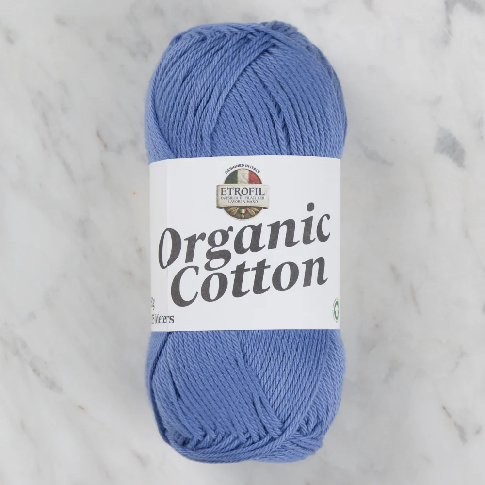 Etrofil Organic Cotton Hand Knitting Yarn - 76151 , Purple