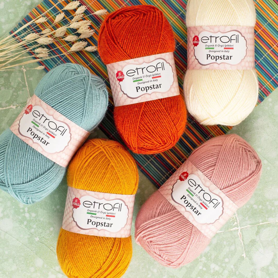 Etrofil Popstar Yarn, Aubergine - 70609 - Image 3