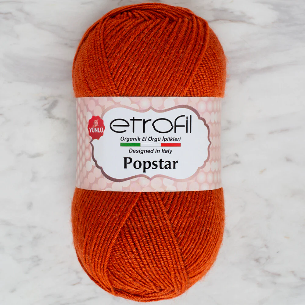 Etrofil Popstar Yarn, Brick - 72006