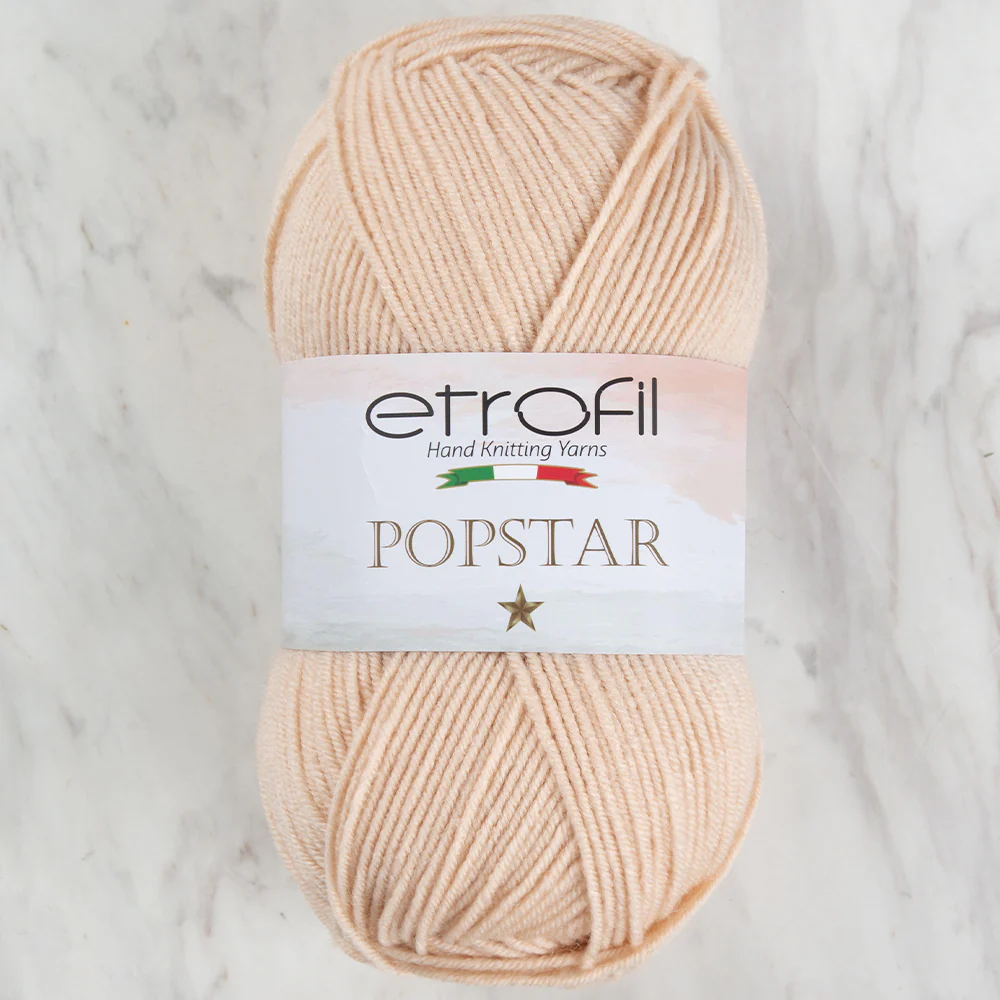 Etrofil Popstar Yarn,Light Beige -  77178
