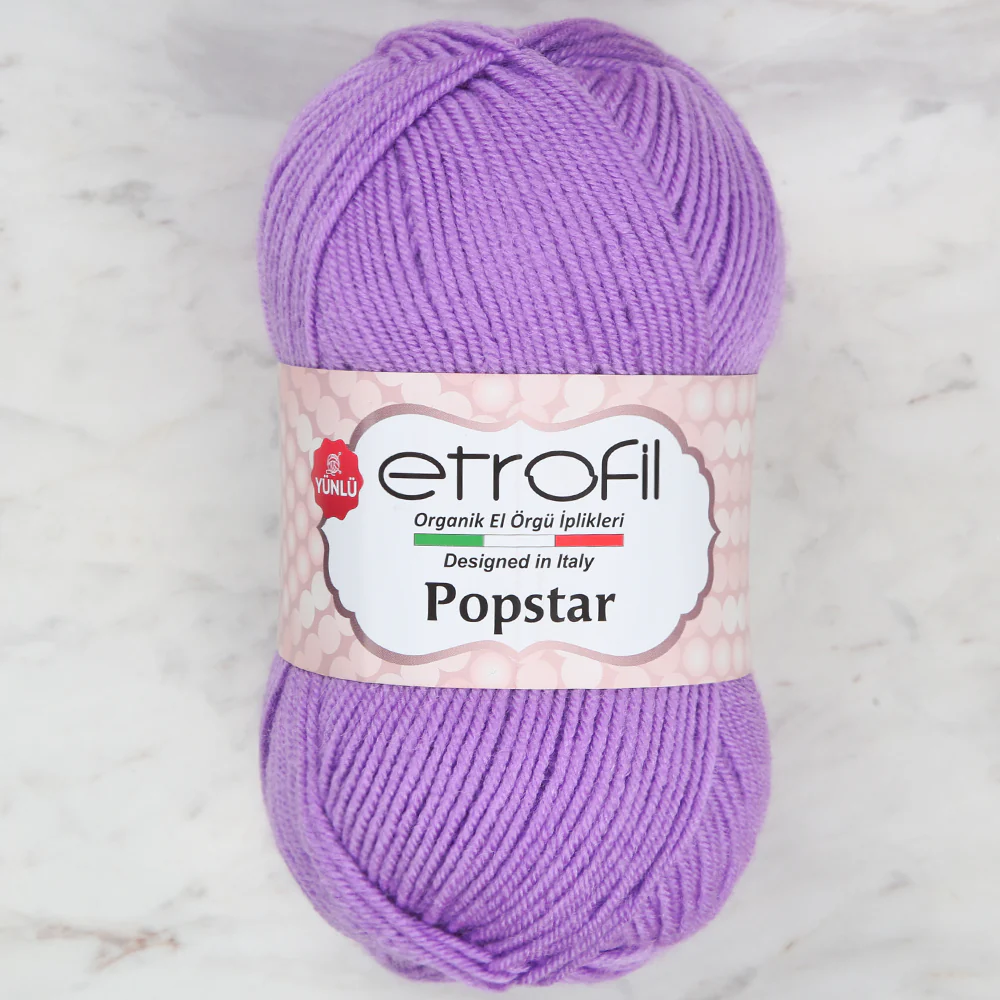 Etrofil Popstar Yarn,Lilac - 77076