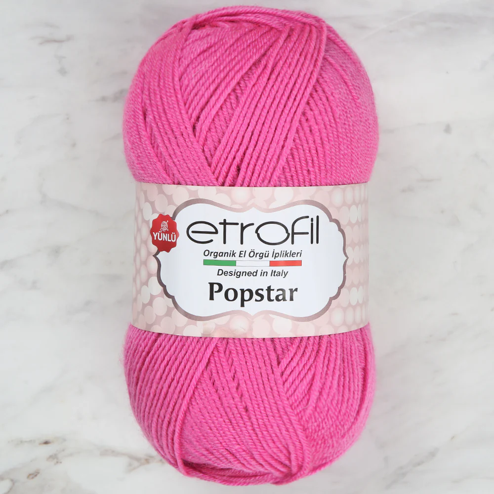 Etrofil Popstar Yarn,Pink - 73308