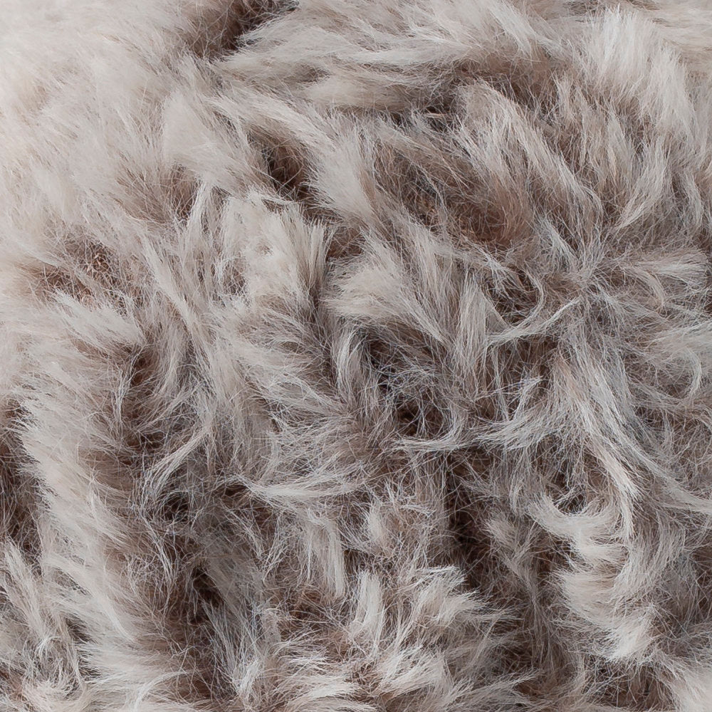 Etrofil Rabbit Fur Yarn, Brown/White - 70719 - Image 2