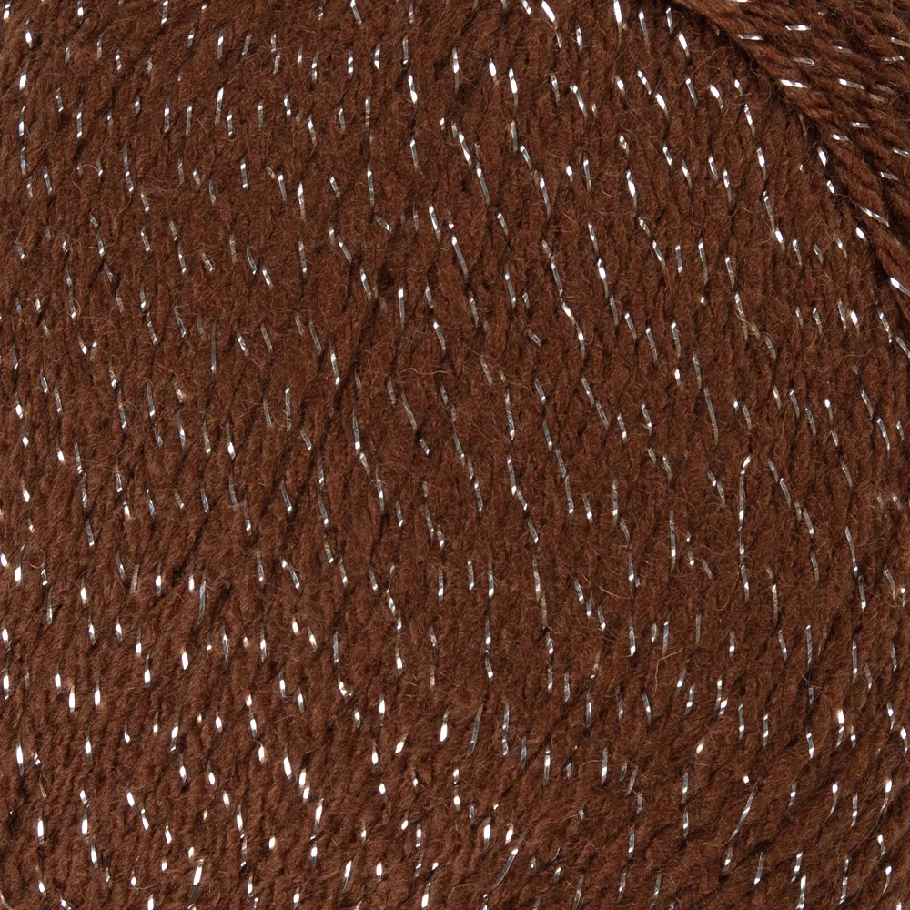 Etrofil Starlight Hand Knitting Yarn ,Brown 77013 - Image 2