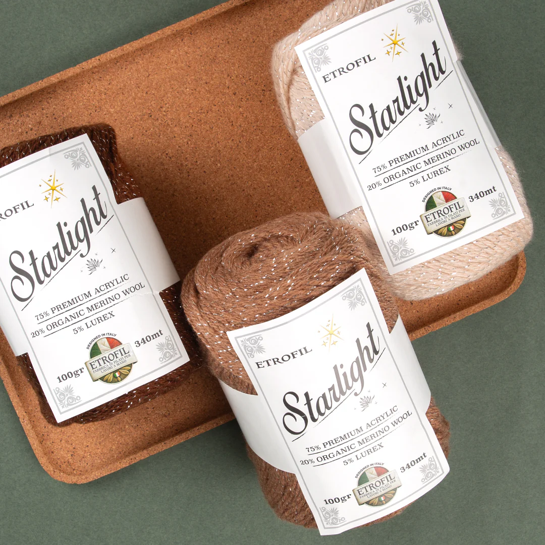 Etrofil Starlight Hand Knitting Yarn ,Green 74066 - Image 3