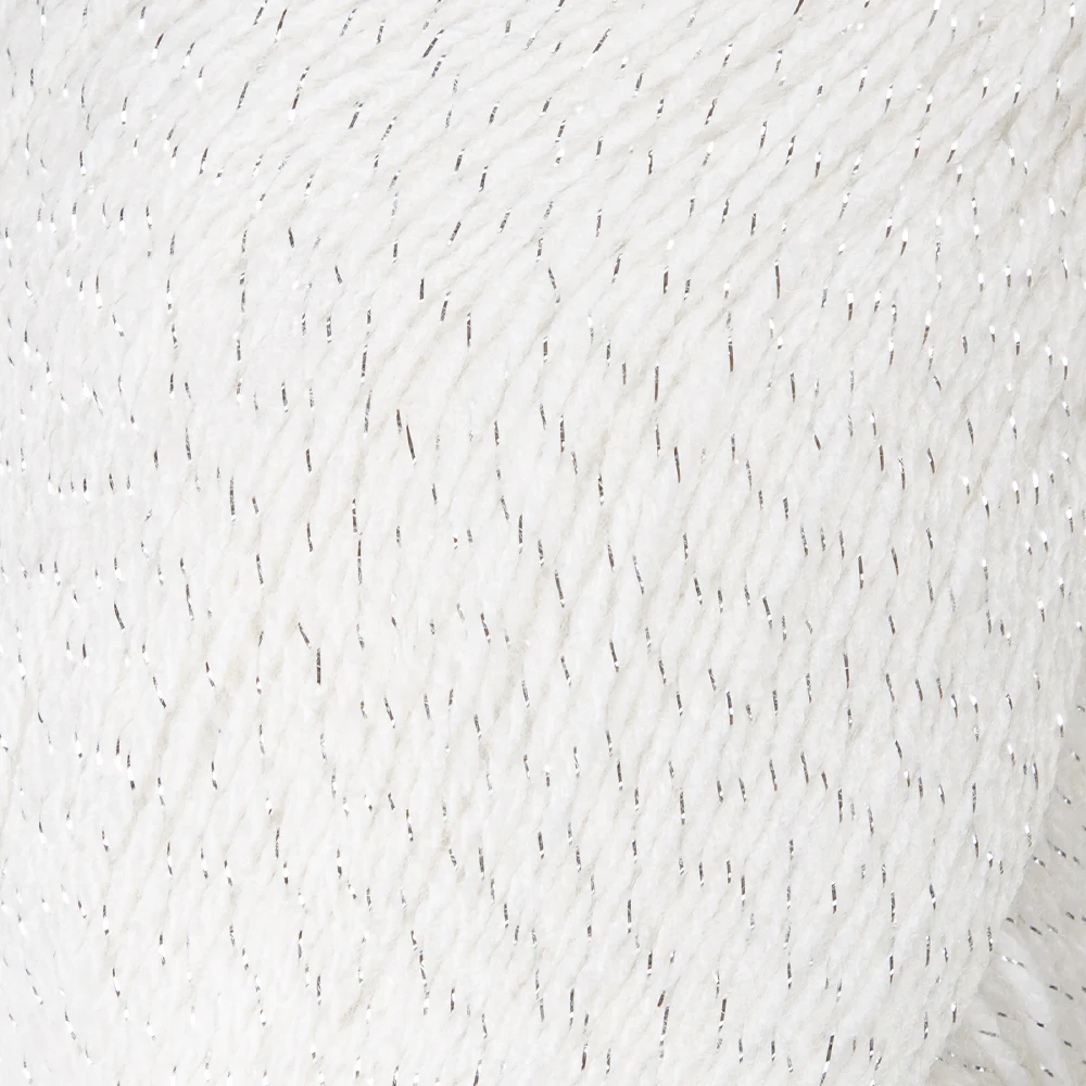 Etrofil Starlight Hand Knitting Yarn ,White 70187 - Image 2