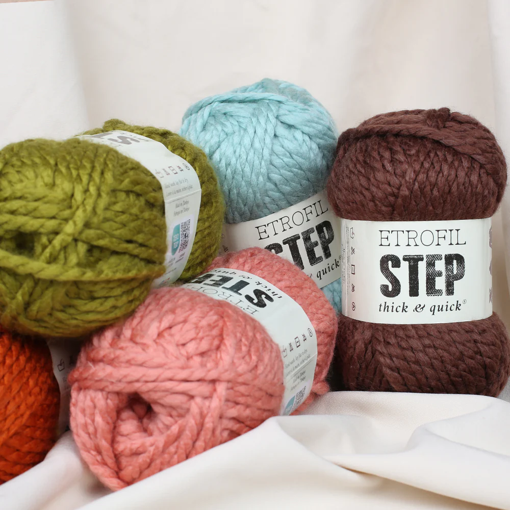 Etrofil Step Hand Knitting Yarn,Blue - 75303 - Image 4
