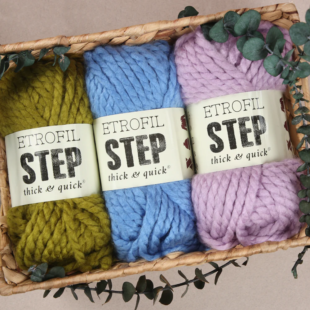Etrofil Step Hand Knitting Yarn,Brown - 77117 - Image 4