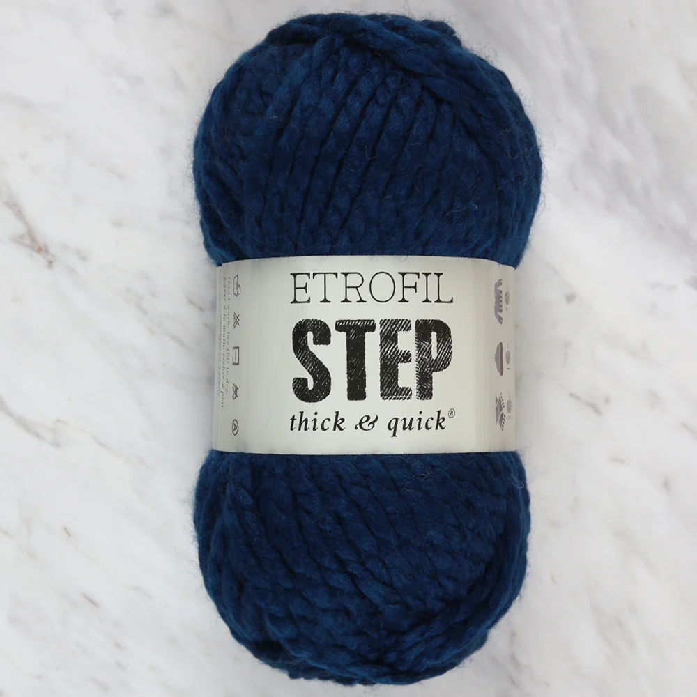 Etrofil Step Hand Knitting Yarn,Blue- 75132