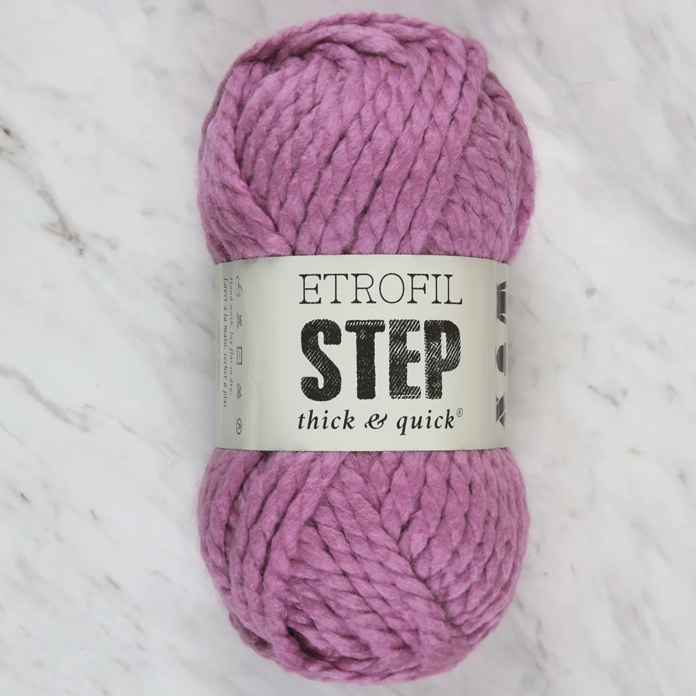 Etrofil Step Hand Knitting Yarn,Pink - 76032