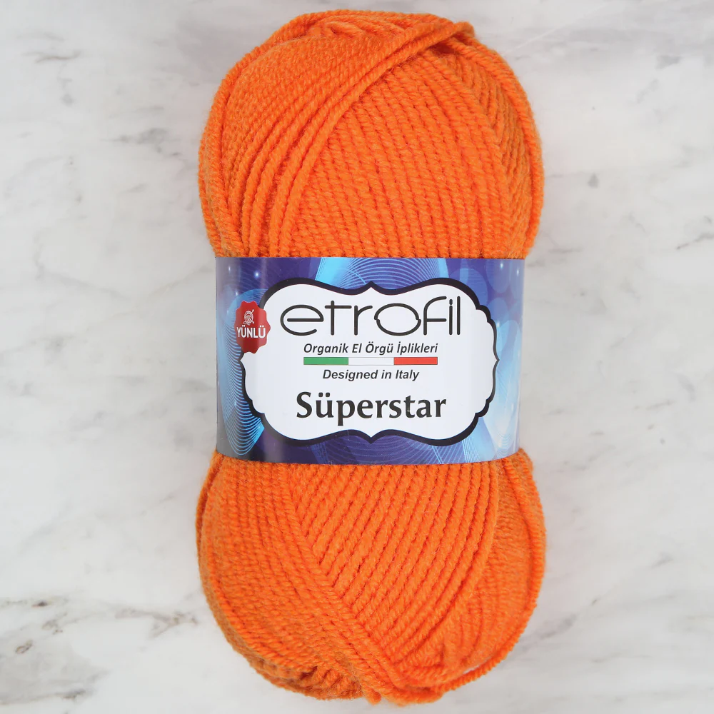 Etrofil Süperstar Yarn ,Orange- 72192