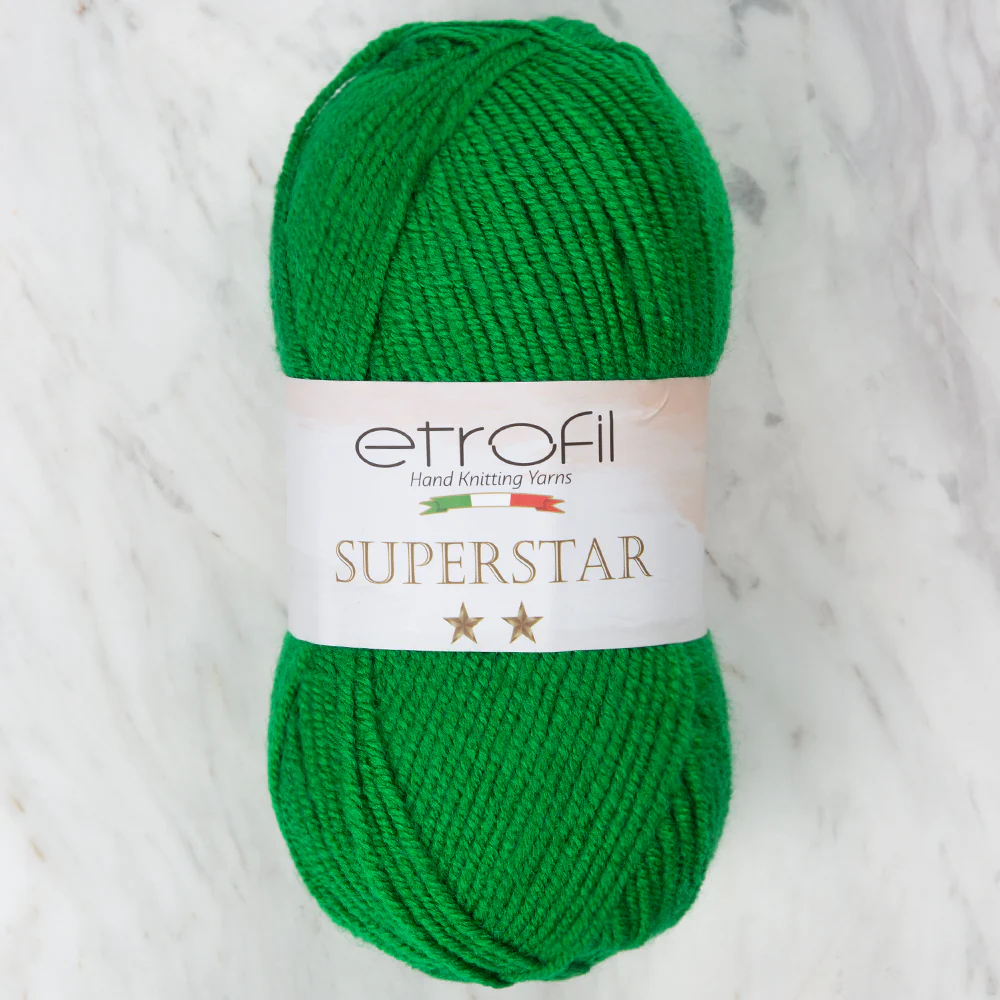 Etrofil Süperstar Yarn, Green - 74246