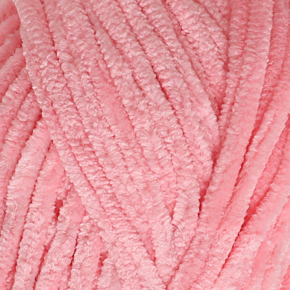 Etrofil Yonca Chenille Yarn, Baby Pink - 70315 - Image 2