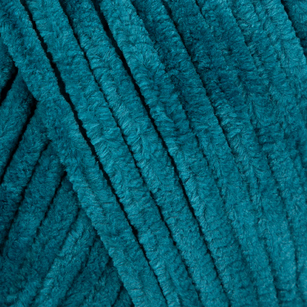 Etrofil Yonca Chenille Yarn, Green-74313 - Image 2