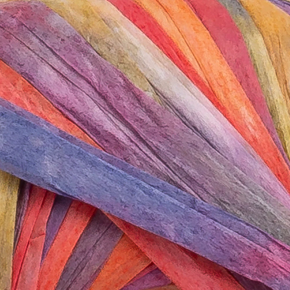 Fibra Natura 35 g Raffia Paper Yarn, Variegated - 117-01 - Image 2