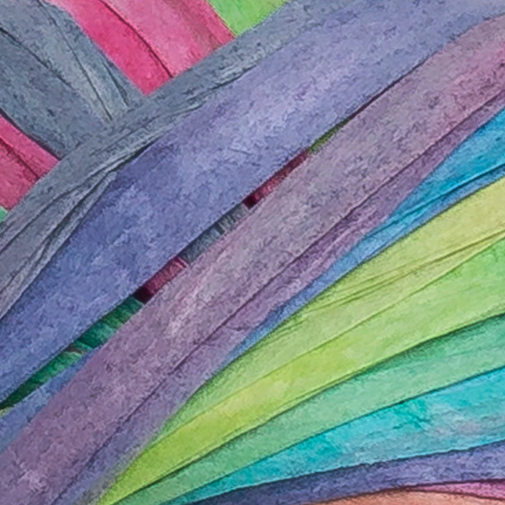 Fibra Natura 35 g Raffia Paper Yarn, Variegated - 117-12 - Image 2