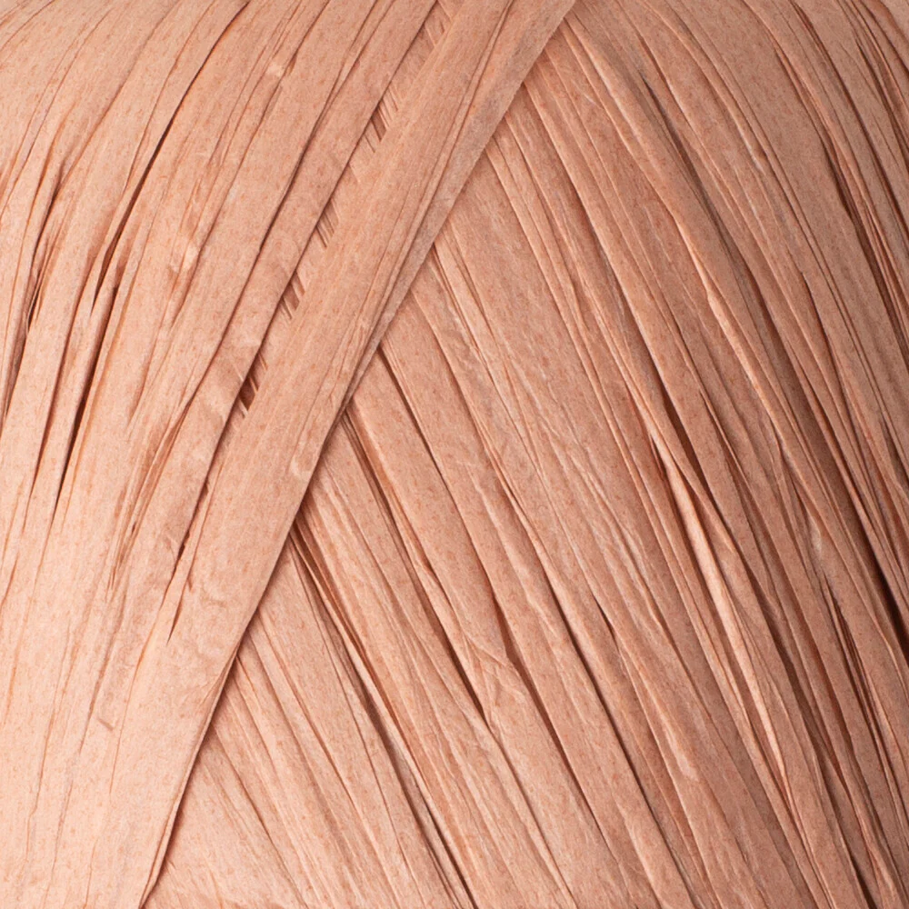 Fibra Natura 40 g Raffia Paper Yarn, Salmon - 116-24 - Image 2