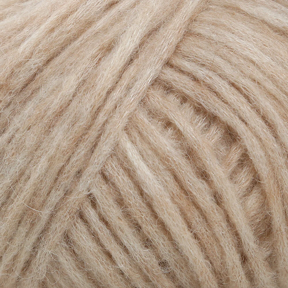 Gazzal Alpaca Air Knitting Yarn , Beige - C:74 - Image 2